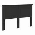 T¨ºte de lit moderne design rectangulaire 100 cm en bois noir