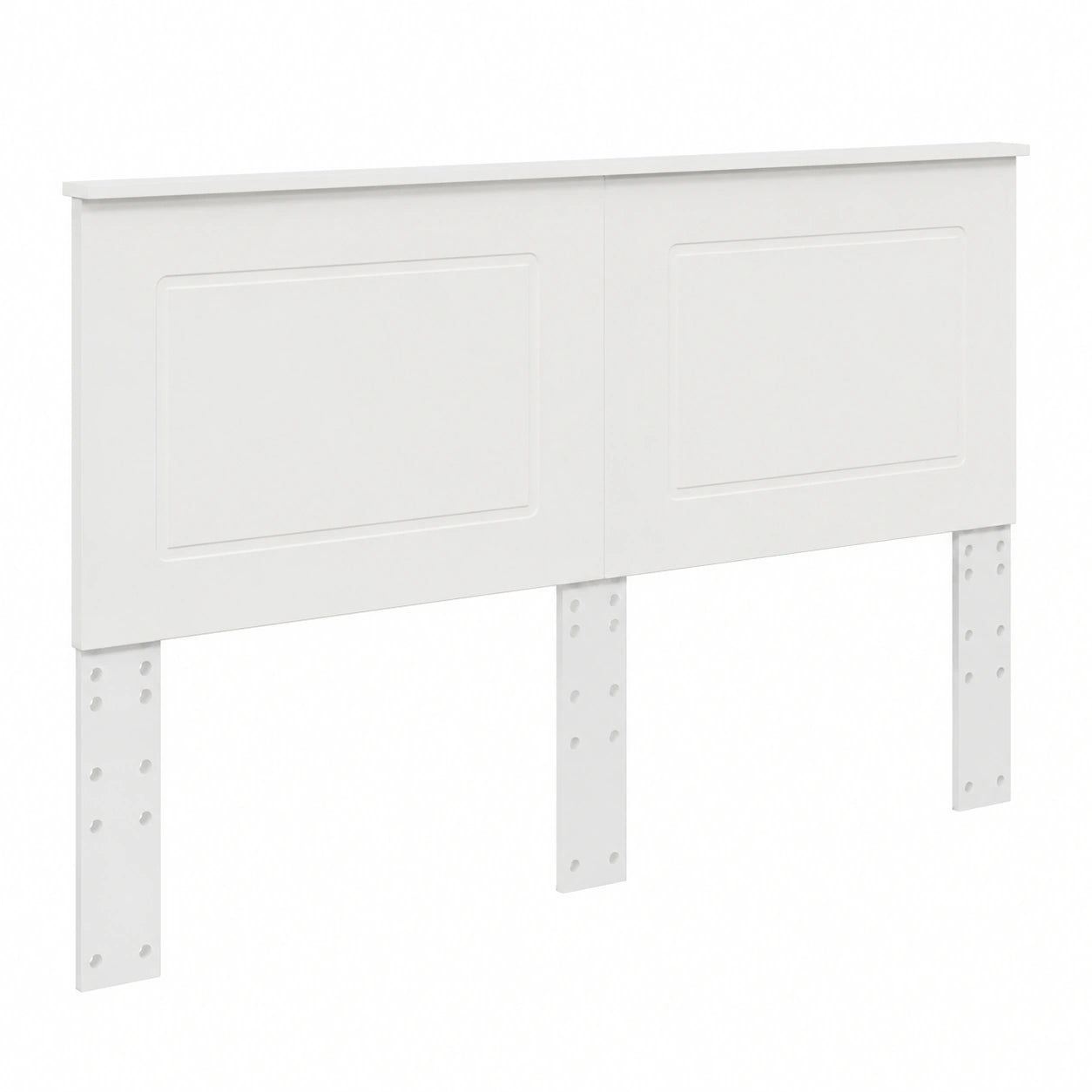 T¨ºte de lit moderne blanche 100 cm en bois ing¨¦nierie pour chambre minimaliste