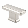 Lot de 10 boutons en nickel bross¨¦ - Poign¨¦es d'armoire argent¨¦es vintage en alliage de zinc