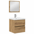Ensemble de Salle de Bain Moderne avec Rangement Mural