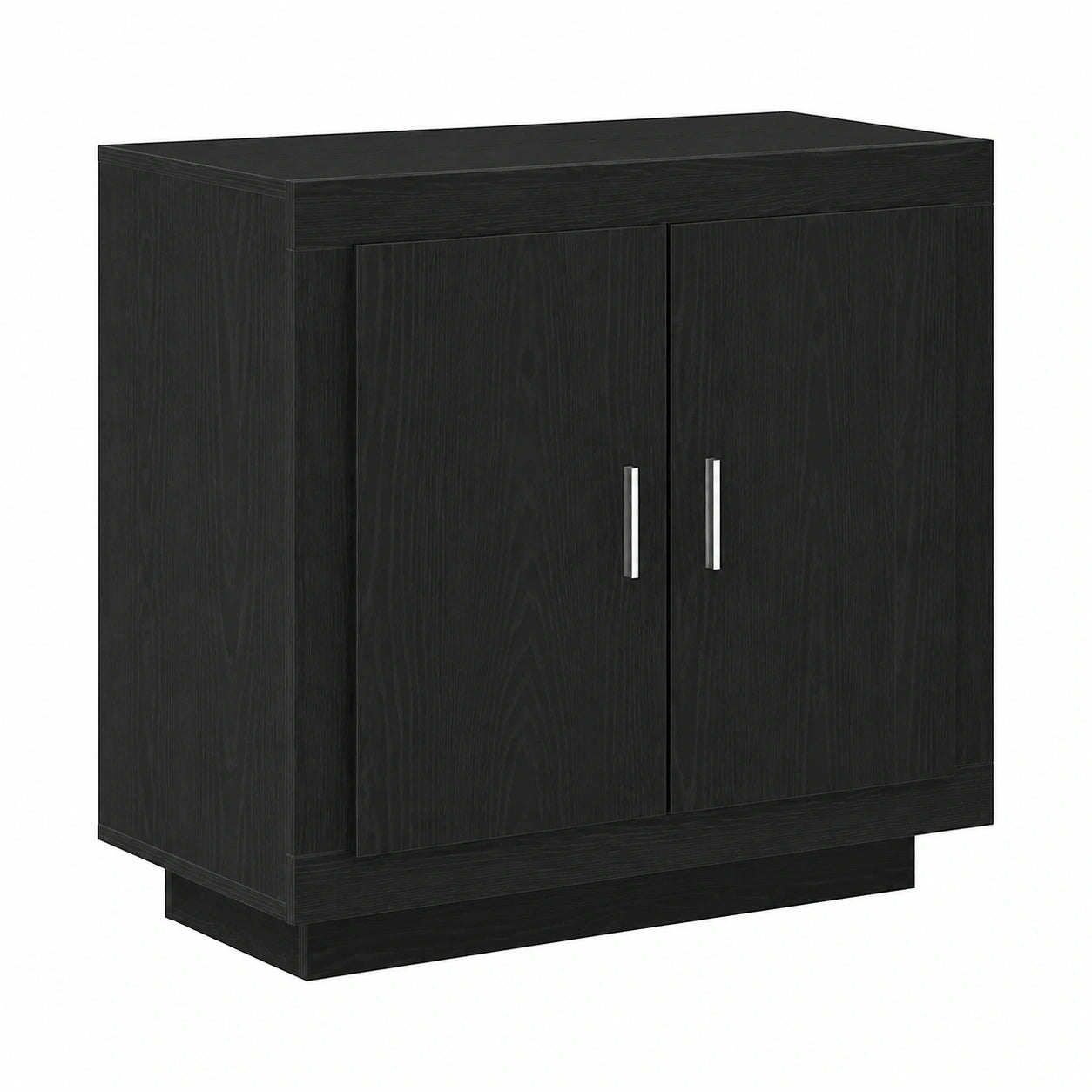 Buffet Moderne Noir en Bois 80 x 40 x 75 cm