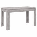 Table rectangulaire en bois gris pour salle ¨¤ manger 120x60x76 cm