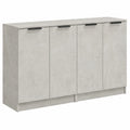 Buffets doubles effet b¨¦ton 60x30x70 cm en bois composite