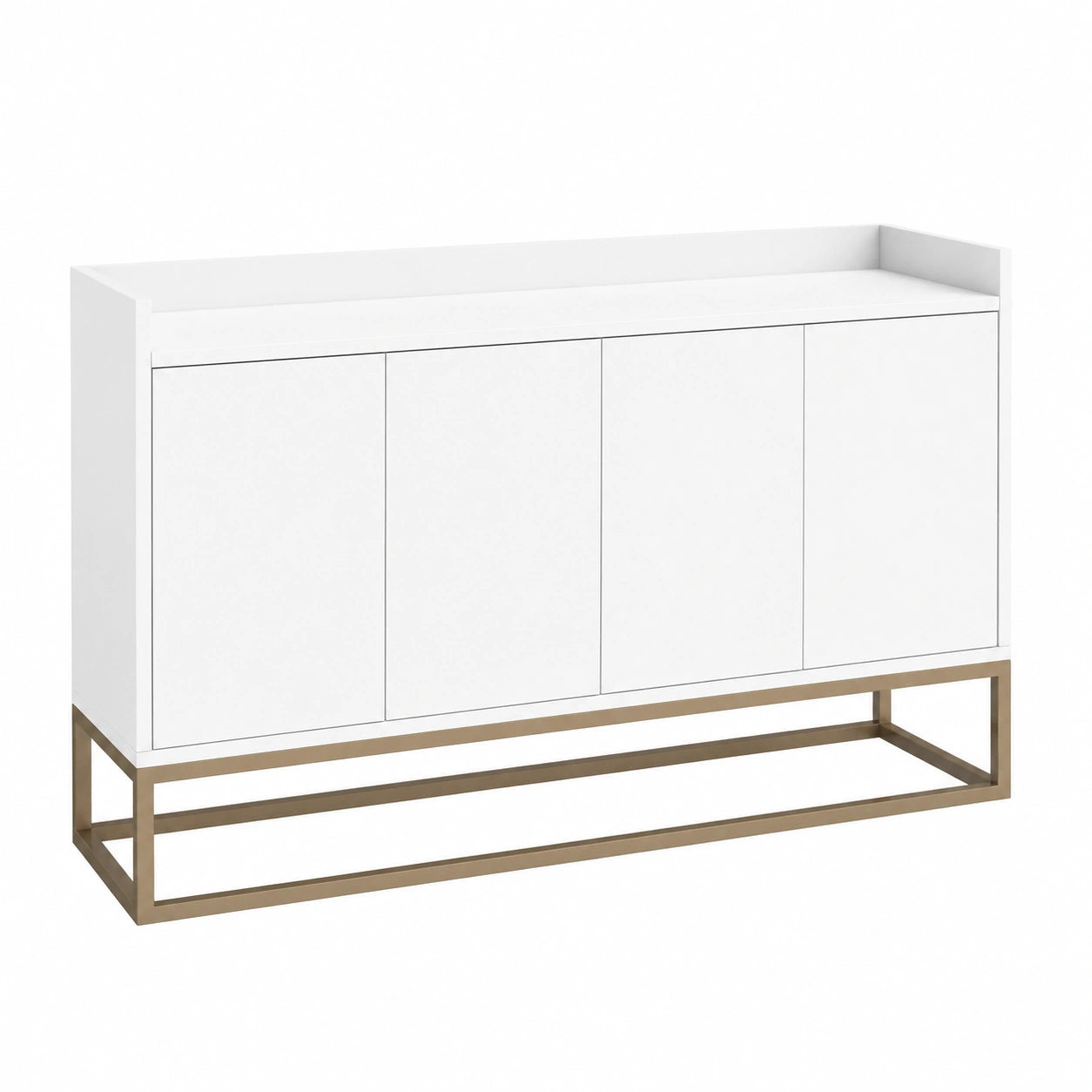 Buffet Minimaliste ¨¤ 4 Portes pour Int¨¦rieur Moderne