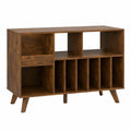 Support de tourne-disque avec espace de rangement pour vinyles, capacit¨¦ jusqu'¨¤ 450 albums